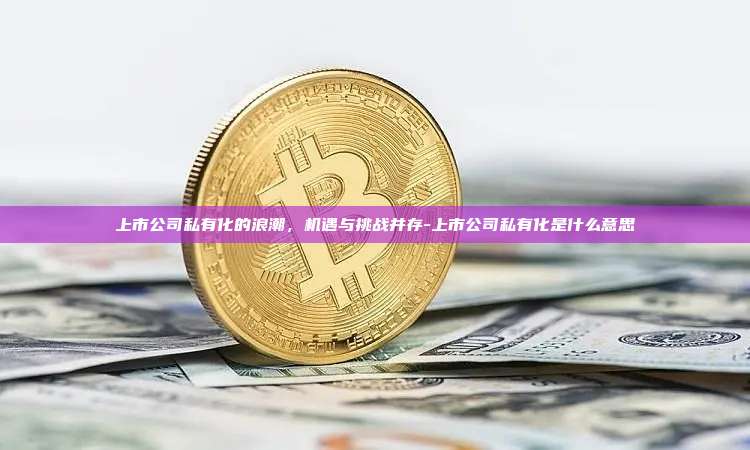 上市公司私有化的浪潮，机遇与挑战并存-上市公司私有化是什么意思